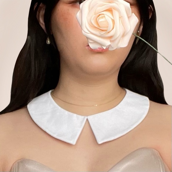 white peter pan detachable faux collar - Picture 4 of 4